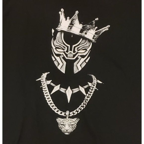 Black Panther King T'Challa of Wakanda Marvel T-shirt Men's XL - Picture 2 of 3